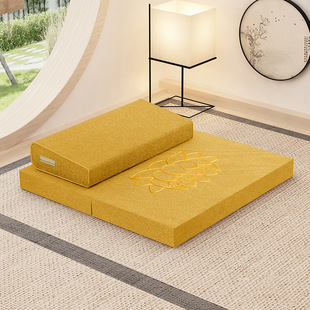 中式方形坐墩盘腿神器打坐垫打坐专用禅修垫盘坐冥想椰棕散盘寺院