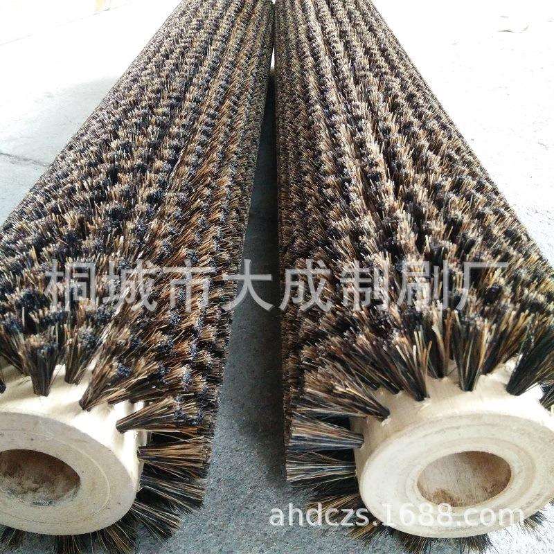 大成供应各种工具刷 机械配套含轴承毛刷辊 工业辊刷 机械毛刷