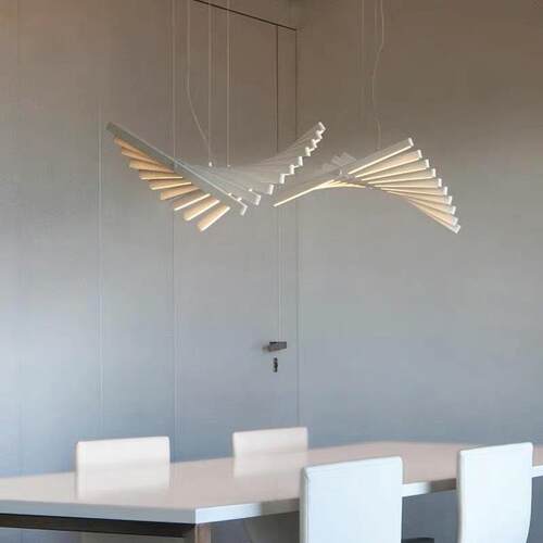 新款直销北欧餐厅灯办公室艺术灯具 客厅卧室创意多变造型长条LED