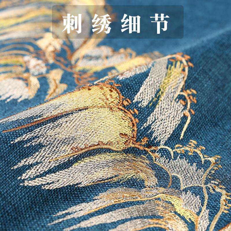 桌旗中式新中式茶席禅意防水茶旗茶几布茶桌垫布茶台布艺长条