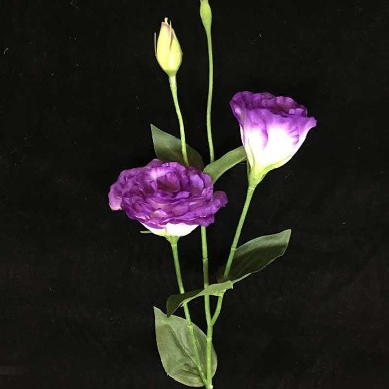 高档多头湿感高级洋桔梗仿真花绢花干花婚庆婚礼花束装饰假花批发