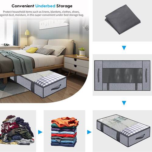 Underbed Bags Under Bed Storage Containers Organizers Closet