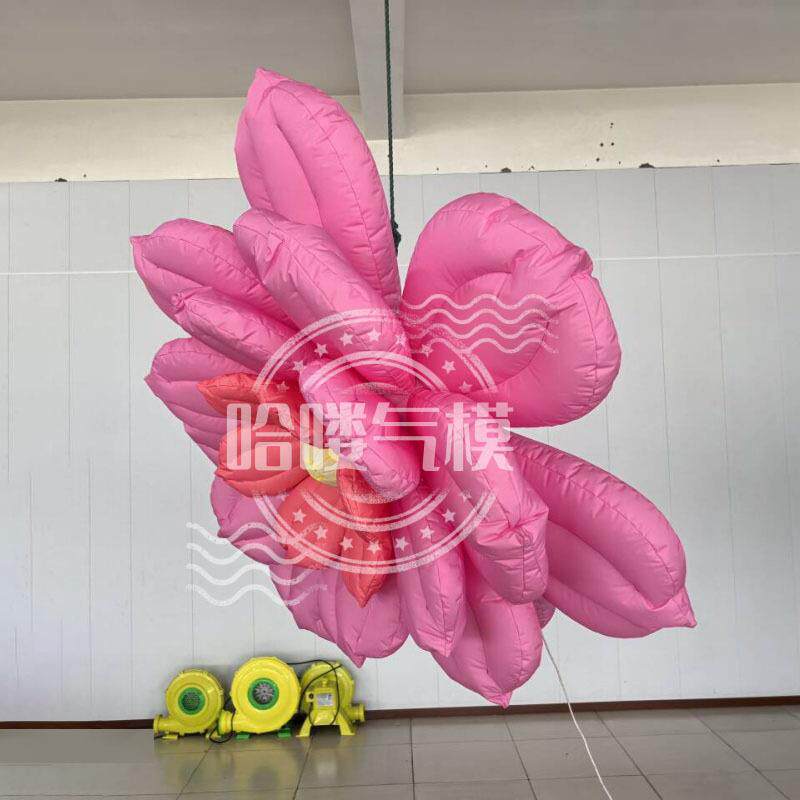 哈喽充气花朵气模源头仿真活动装饰商场美陈舞美鲜花充气式