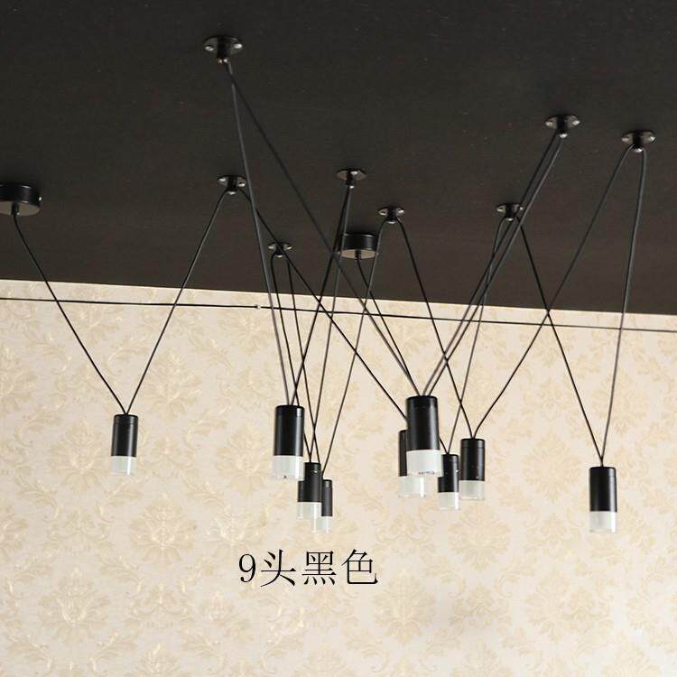 尤魅极简后现代线条吊灯我是客厅展厅橱窗办公室吧台个性diy灯饰