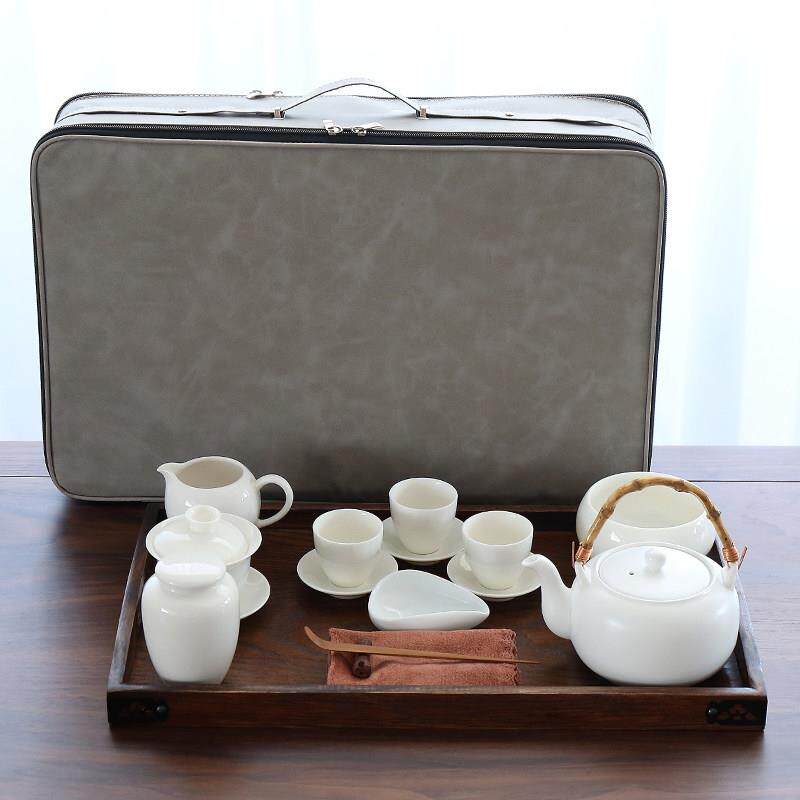红茶瓷盖碗泡法规定茶艺演示器具新国标茶艺教学培训用具整套茶具