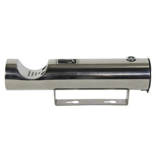 源头工厂304不锈钢挂壁式烟灰缸商用烟头烟蒂柱带锁户外灭烟柱