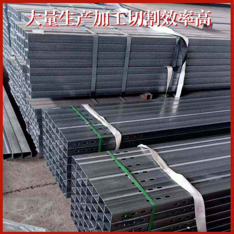 不锈钢空心方管激光切割不锈钢镜面管加厚拉丝方通不锈钢方管
