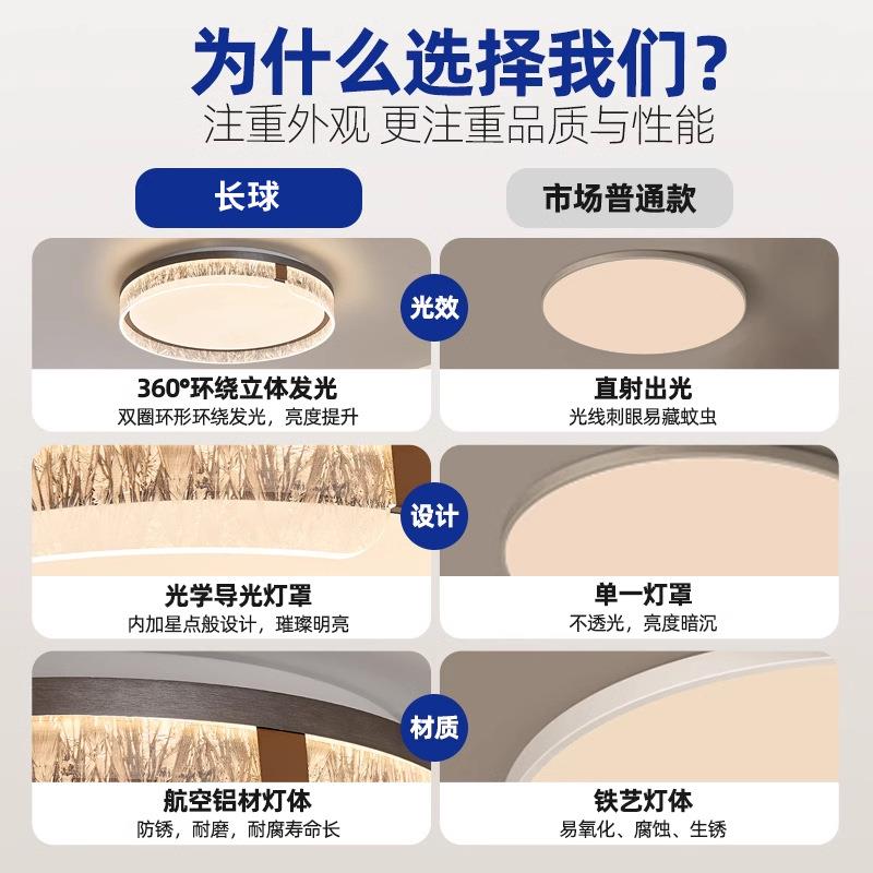 意式极简高级感客厅灯长方形大气家用冰裂纹设计师大厅卧室吸顶灯