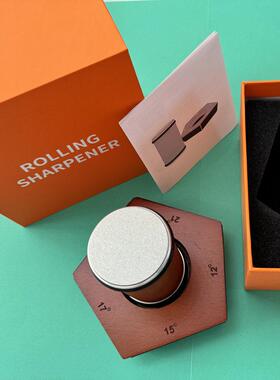Adjustable sharpening stone, drum knife sharpener, rolling