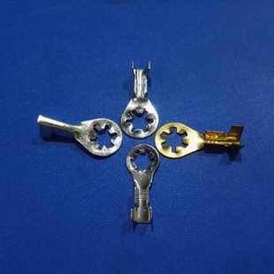 5.2太阳接地片3.2地环接线扣 ∮4.2梅花接线片宽边本色 DJ4305