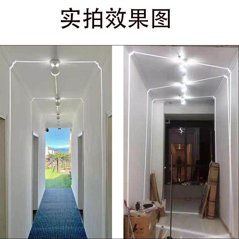 led窗台灯线条彩色跑马壁灯网咖密室360°发光走廊过道装饰灯射线