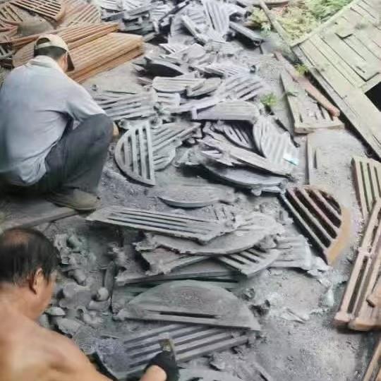 圆形铸铁生物质锅炉用炉箅子 优质炉排 锅炉炉箅子 鲁通机械