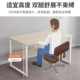 办公桌电脑桌简约长方形桌子出租屋租房家用便宜学生学习写字桌厂