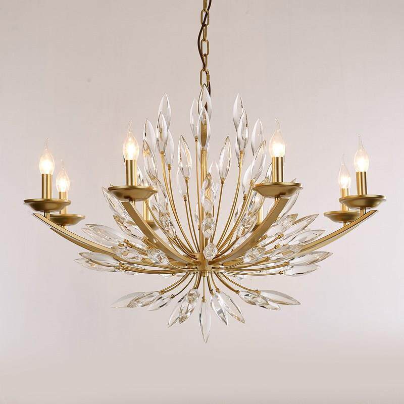 水晶吊灯客厅卧室设计师样板房餐厅艺术百合花蕾花型吊灯