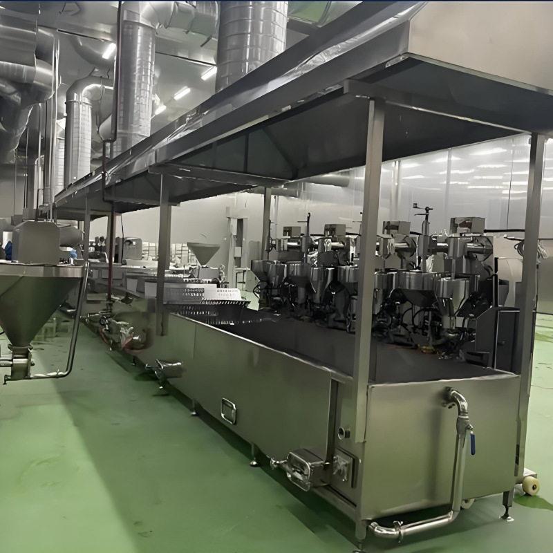 牛肉丸子加工全套生产线 蔬菜丸子机油炸线鱼丸火锅丸子加工设备