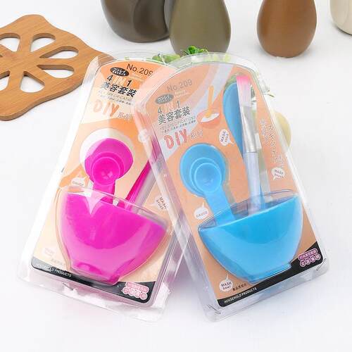 DIY Kit 4-Piece Mask Bowl Set, All-in-One Makeup Tool, Mask