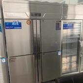 352四开门柜六门冷藏冷冻双温柜璃门保鲜柜商用大容量冰箱冷开冰