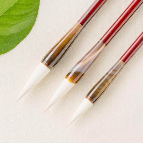 正品颜体柳体欧体楷毛狼羊兼毫清风大中号专用笔习初学书者学生练