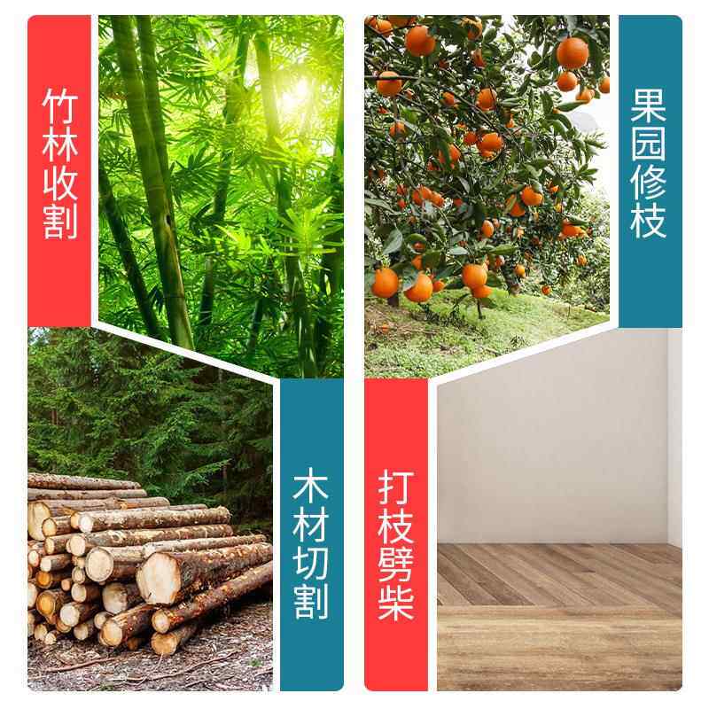 充电式锂电锯园修林木小型电动伐EKP你锯迷手持枝锯6寸电链