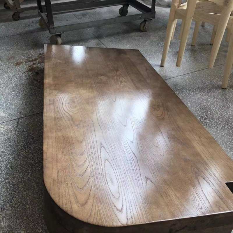 榆木板老板材飘窗吧台面板实木板原木茶办公桌面2米长订作大板