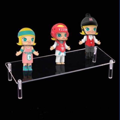 单层透明亚克力手办模型机甲首饰毛绒玩偶展示架6柱支撑增高架,商业/办公家具,置物架/陈列架/储物架/展示架,淘宝优惠券,粉丝福利购,淘宝优惠卷