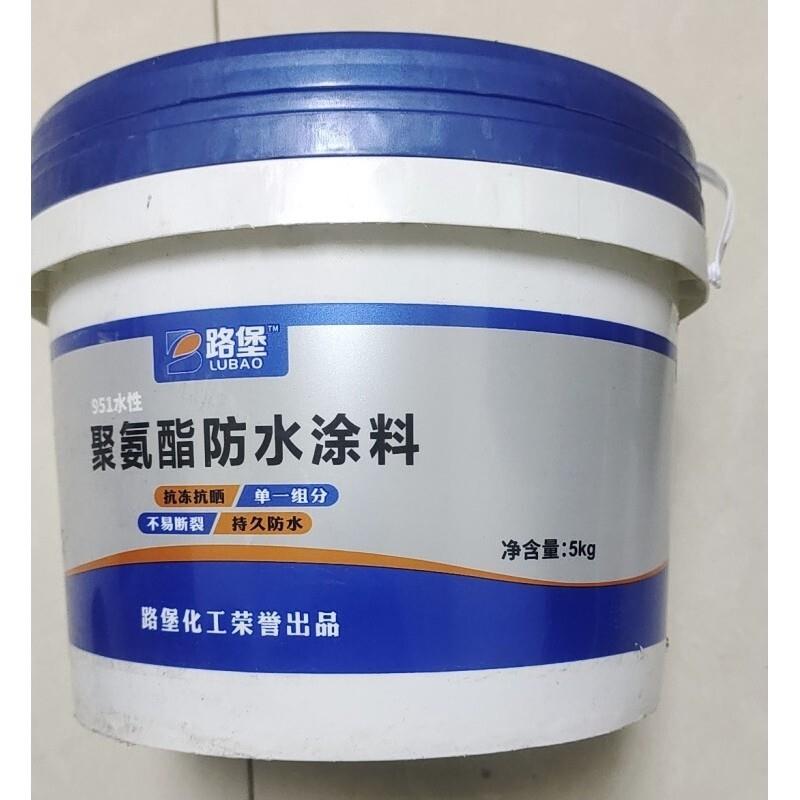 路堡聚氨酯防水涂料屋顶防水涂料防水胶屋顶防水裂缝渗水补漏材料