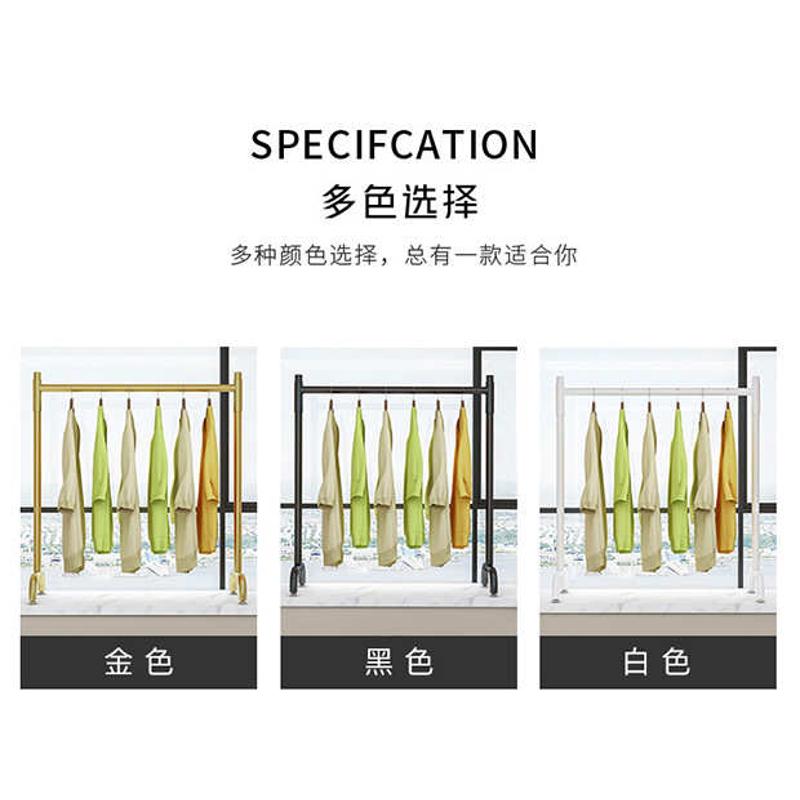 飘窗晾衣架落地卧室折叠儿童烘挂衣架阳台凉晒单杆家用衣服架瞬奋