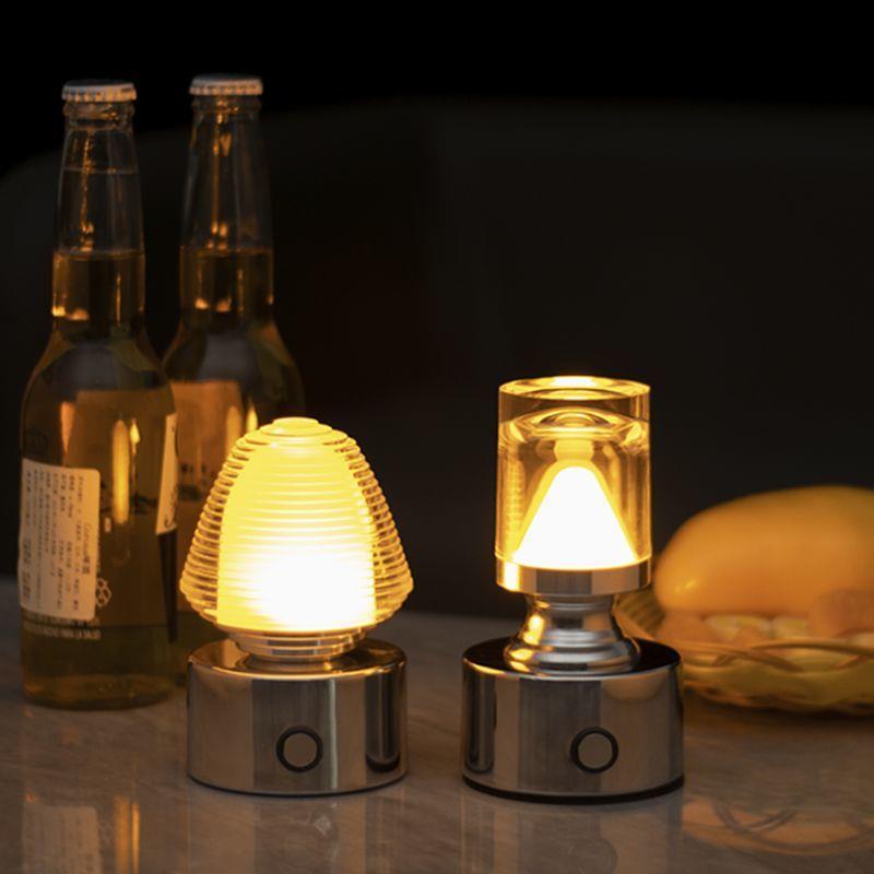 创面酒吧桌意灯充电吧台灯装436饰氛围灯服务个性酒馆桌led小清夜