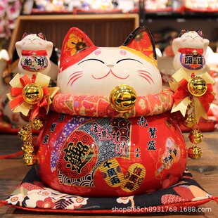 福摆缘猫86941/86储罐儿童蓄创意存钱罐家居礼品财猫件陶瓷招财招