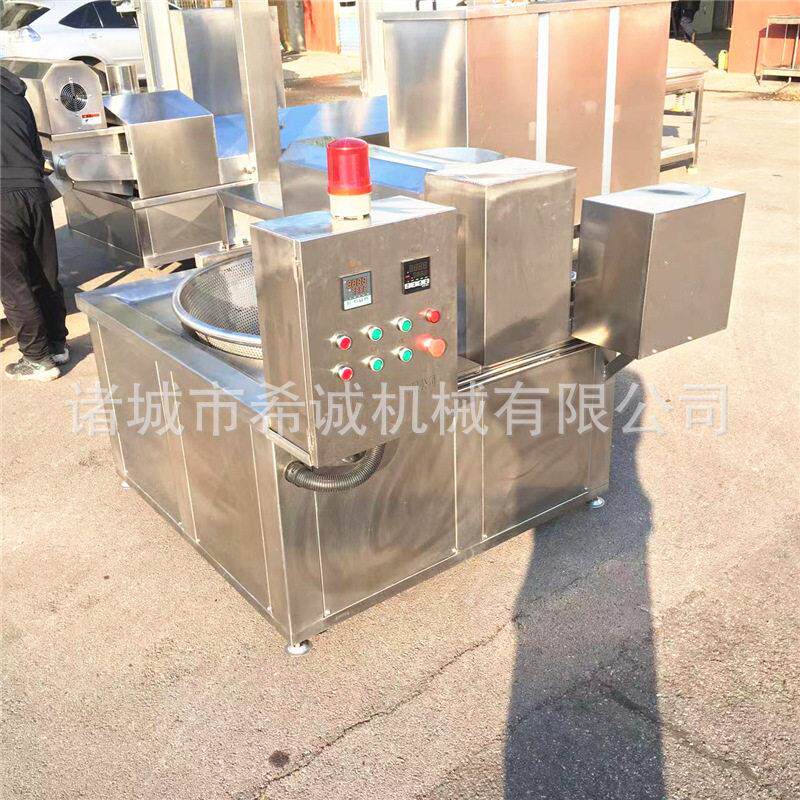 商用全自动电加热油炸锅豆泡油豆腐豆腐串豆制品自动专用油炸设备