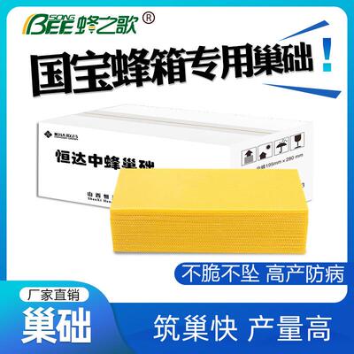 国宝蜂箱专用巢础蜂具养蜂工具中蜂巢片深房蜂巢蜂蜡养蜂巢脾巢基