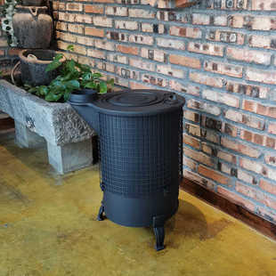 柴火灶取暖炉家用烧木柴可移动户外野炊柴火炉烧水烧饭多功能