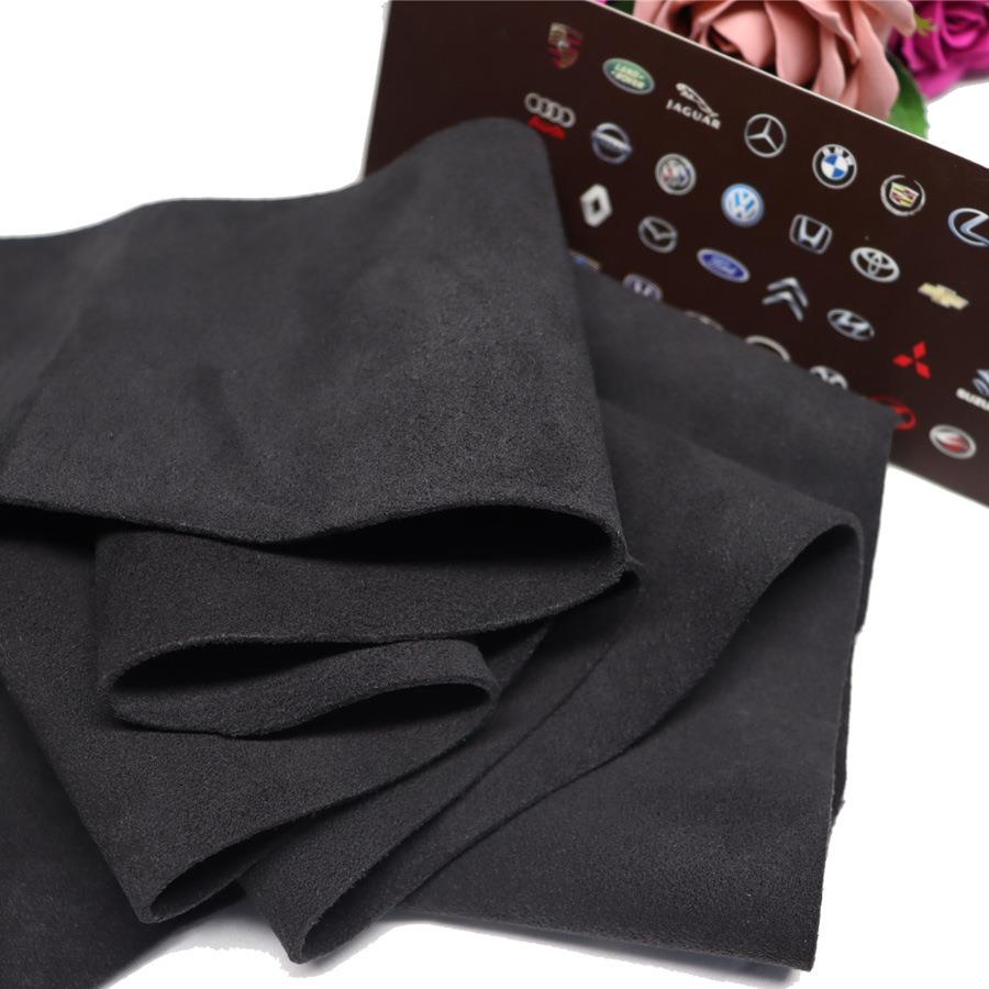 款超纤翻UOX毛麂皮不掉不褪色汽车内饰改装用手缝方向盘色翻皮毛