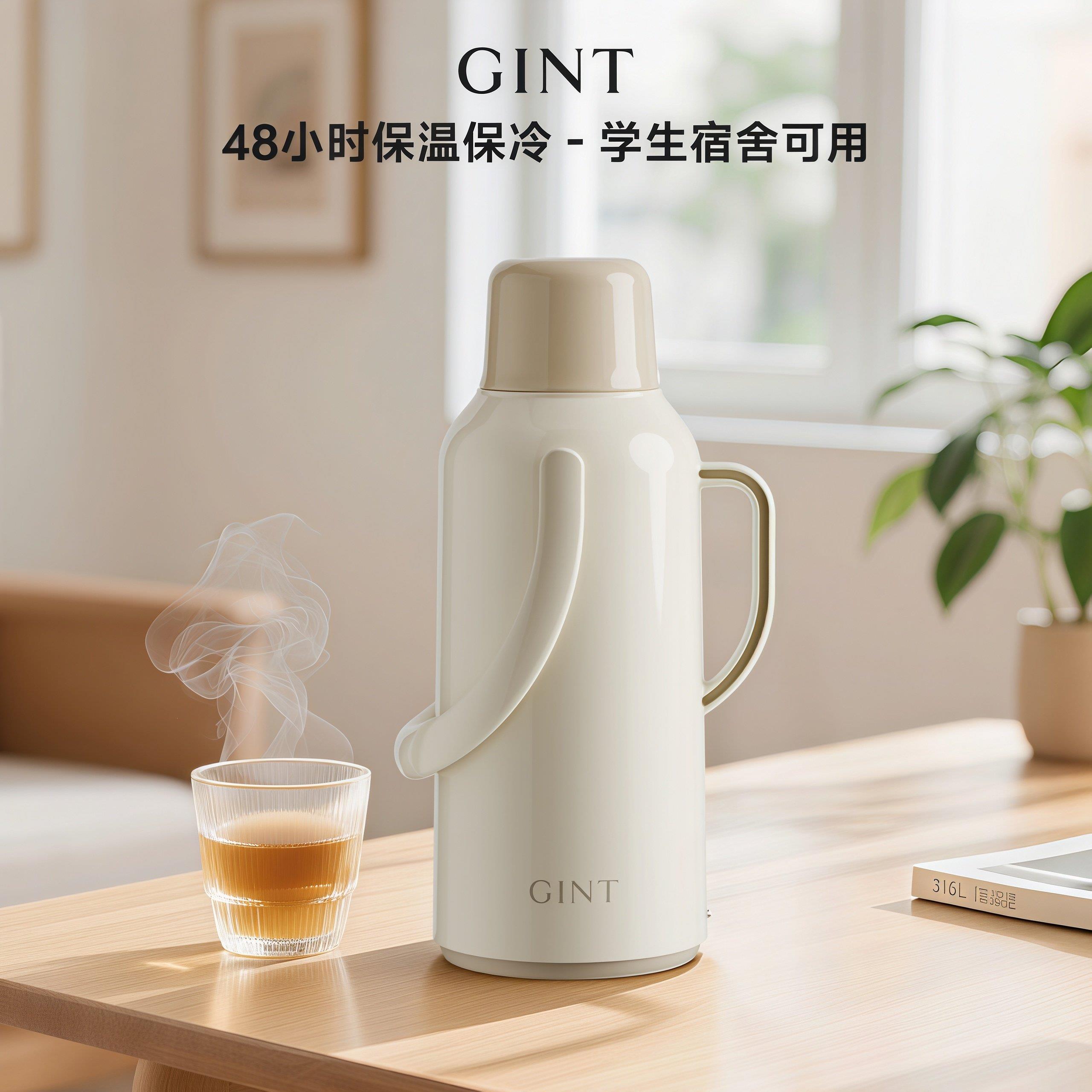 嘉特新款热水瓶大容量便携暖瓶学生宿舍开水瓶家用保温壶冷暖水壶