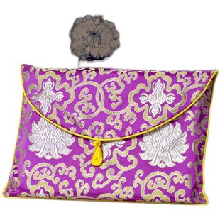 包邮高档经书袋包包经布袋子大小号双层便携法宝袋抄经本收纳布袋