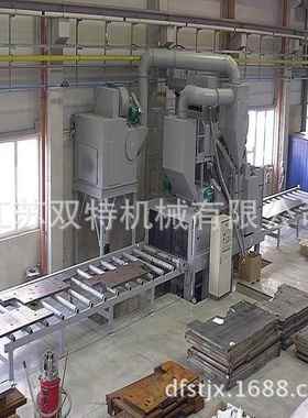通过式抛钢机WKP HPQ结构型钢通过式丸丸机 抛钢瓶通过式抛丸机