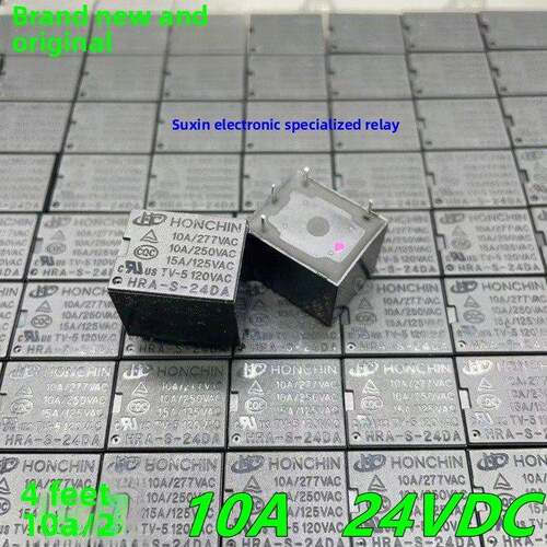 HONCHIN继电器HRA-S-24DA一组常开4脚10A277VACJQC-3FF-24VDC-1HS
