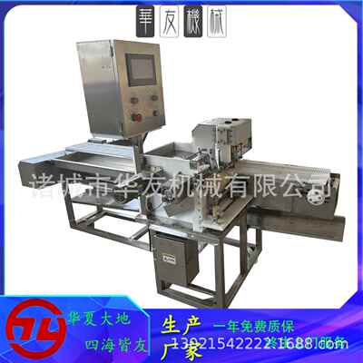 肉类穿串机牛羊肉连续式穿SJF设备 鱿板鱼须筋 咸鱼串穿串机器