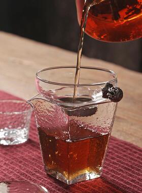 耐热创玻璃茶漏茶滤器功夫茶具配茶件茶虑滤UID隔茶叶过滤网意漏