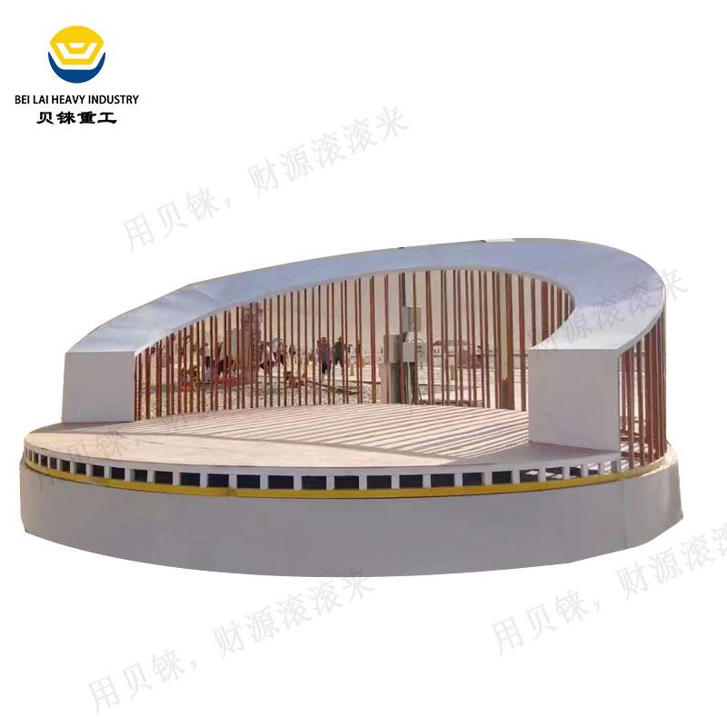 升降旋转平台演出婚庆酒吧舞台升降机电动液压圆形地颤旋转舞台