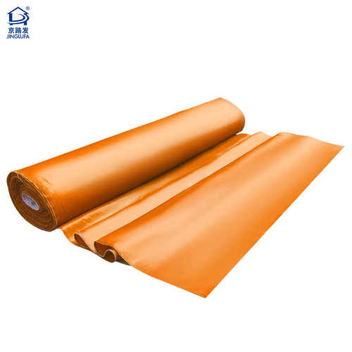 纤维电厂厂家篷布帆布布防火工业船用专用耐高温车间批发橘色阻燃