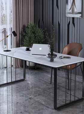 轻奢板书桌代简约客小户型电脑桌现办公桌厅家用写字台卧岩JOZ室