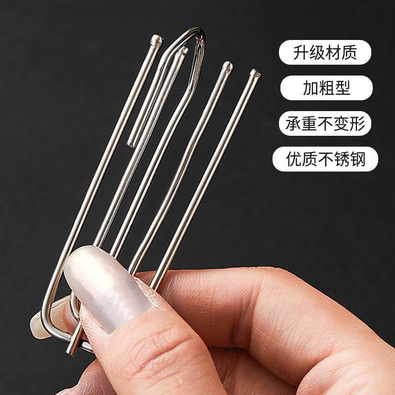 窗帘挂钩布带钩子配件辅料不锈钢四叉钩四爪钩韩式扣环S钩夹调节,基础建材,门/窗钩,淘宝优惠券,粉丝福利购,淘宝优惠卷