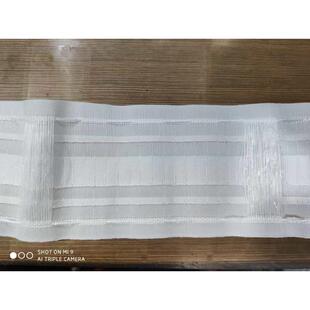 鱼丝带尼龙带外贸小抽带挂钩布带辅料配件8.5公分 窗帘抽带