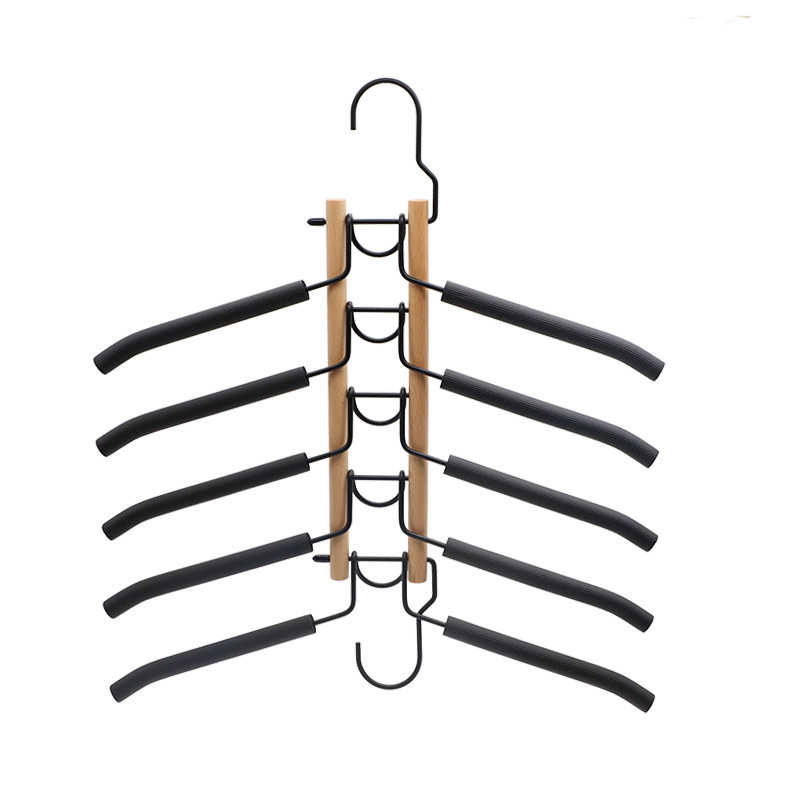 多功能衣架 多层可取下晾衣架无痕衣挂 衣柜收纳省空间5层衣服挂