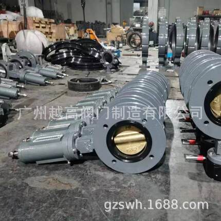 软密封对夹电动蝶阀 双偏心球墨铸铁执行器气动蝶阀GBT3037-1994