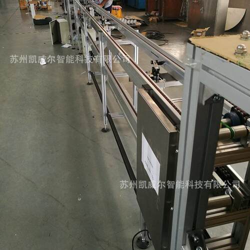 重载倍速链条输送机托盘工装栈板定位输送链条式传动带昆山厂家