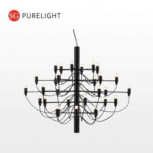 法式客厅设计师别墅挑空意大利9720果实的餐厅吊灯盛夏灯具楼梯