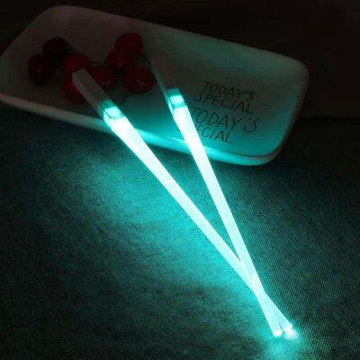 1 Pair LED Lightsaber Chopstick Luminous Chopsticks Detachab