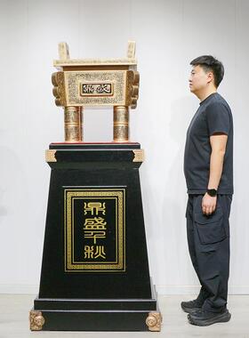 正品落地青铜摆工件鼎毕业送公老师办公室艺品工厂乔迁庆典司开业